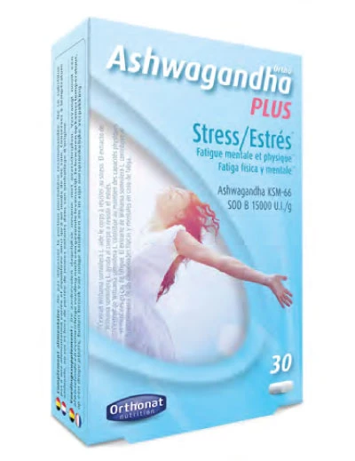 Orthonat Ashwagandha Plus, 30 cápsulas Equilibrio psicológico