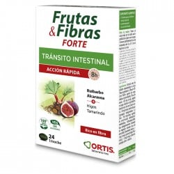 Ortis Frutas & Fibras Forte 24 Comprimidos Tránsito intestinal