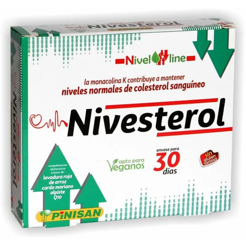 Pinisan Nivesterol, 60 cápsulas. Salud cardiovascular. 