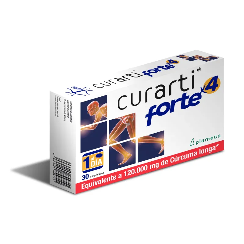 Plameca Curarti Forte, 30 Comprimidos Salud articular y ósea Plameca Curarti Forte, 30 Comprimidos Salud articular y ósea