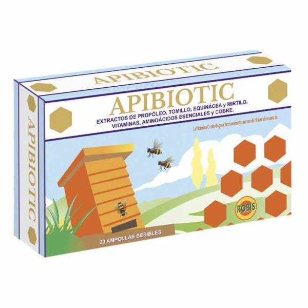 Robis Apibiotic, 20 ampollas. Cuida y protege la salud. 