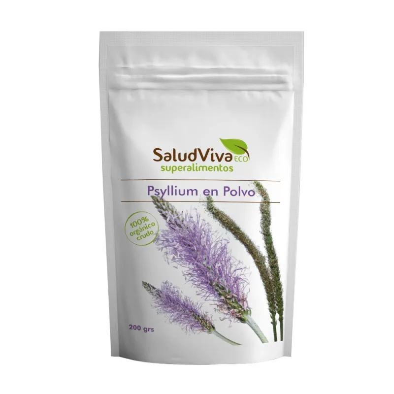 SaludViva Psyllium en polvo, 200 g. Bienestar intestinal.   SaludViva Psyllium en polvo, 200 g. Bienestar intestinal.