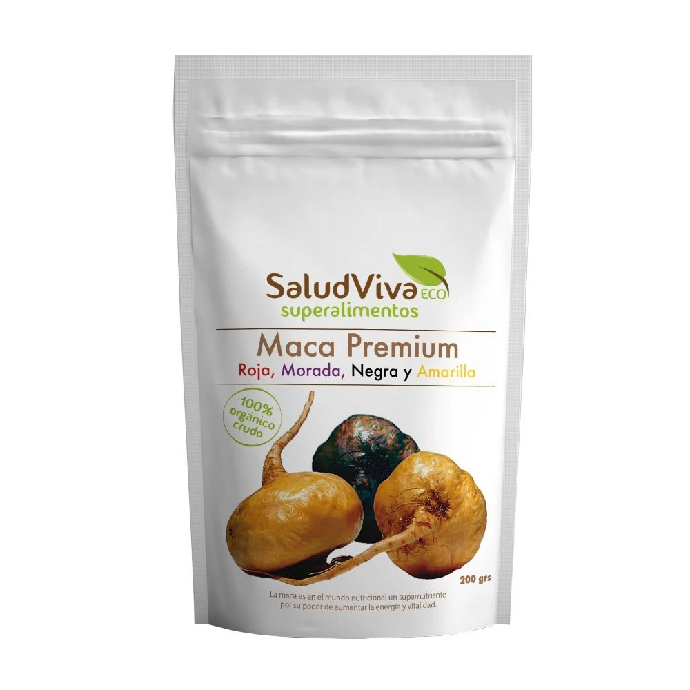SaludViva ECO Maca Premium, 200 g. Estimulante natural.