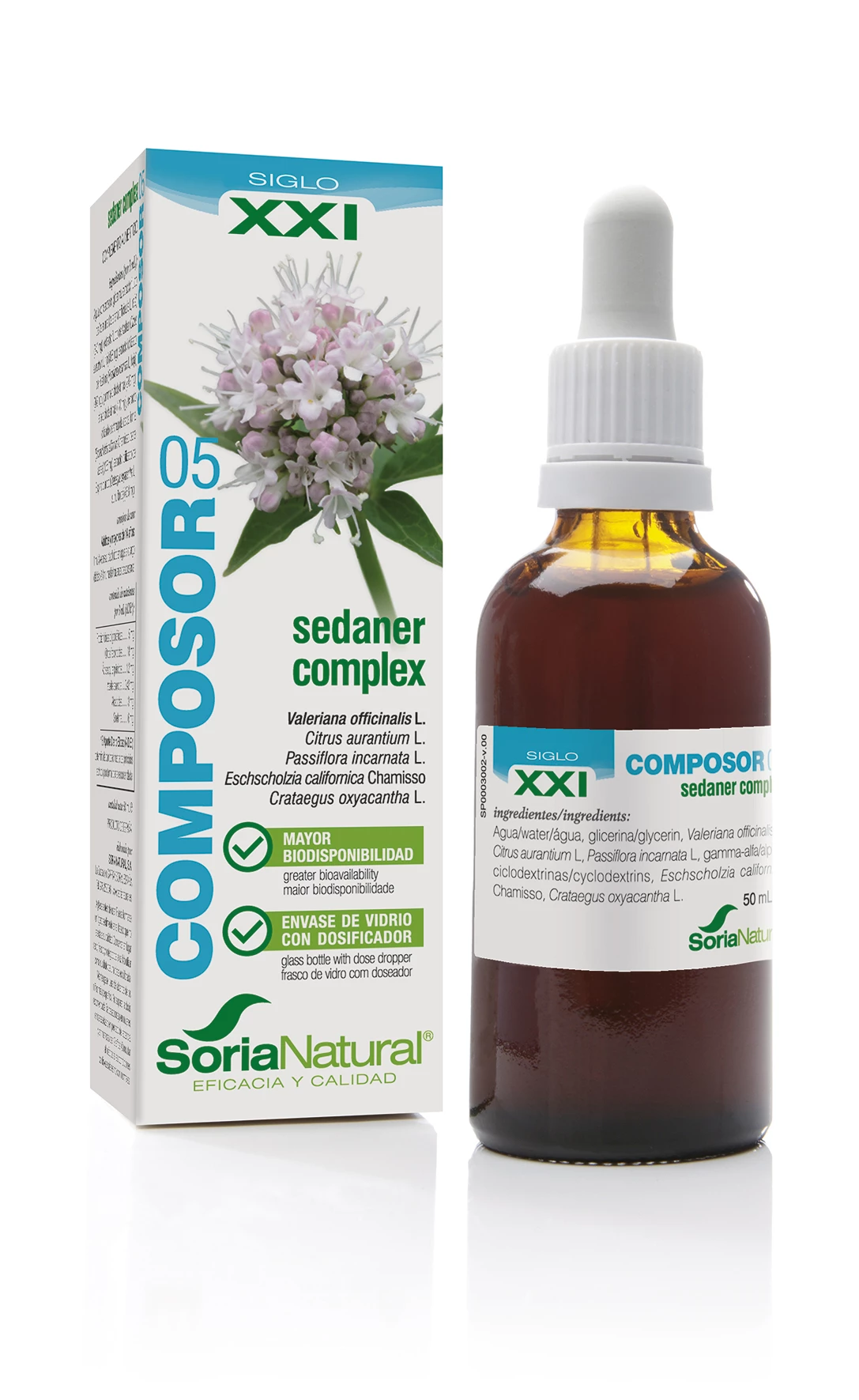 Soria Natural Siglo XXI Composor 05 sedaner complex, 50 ml.