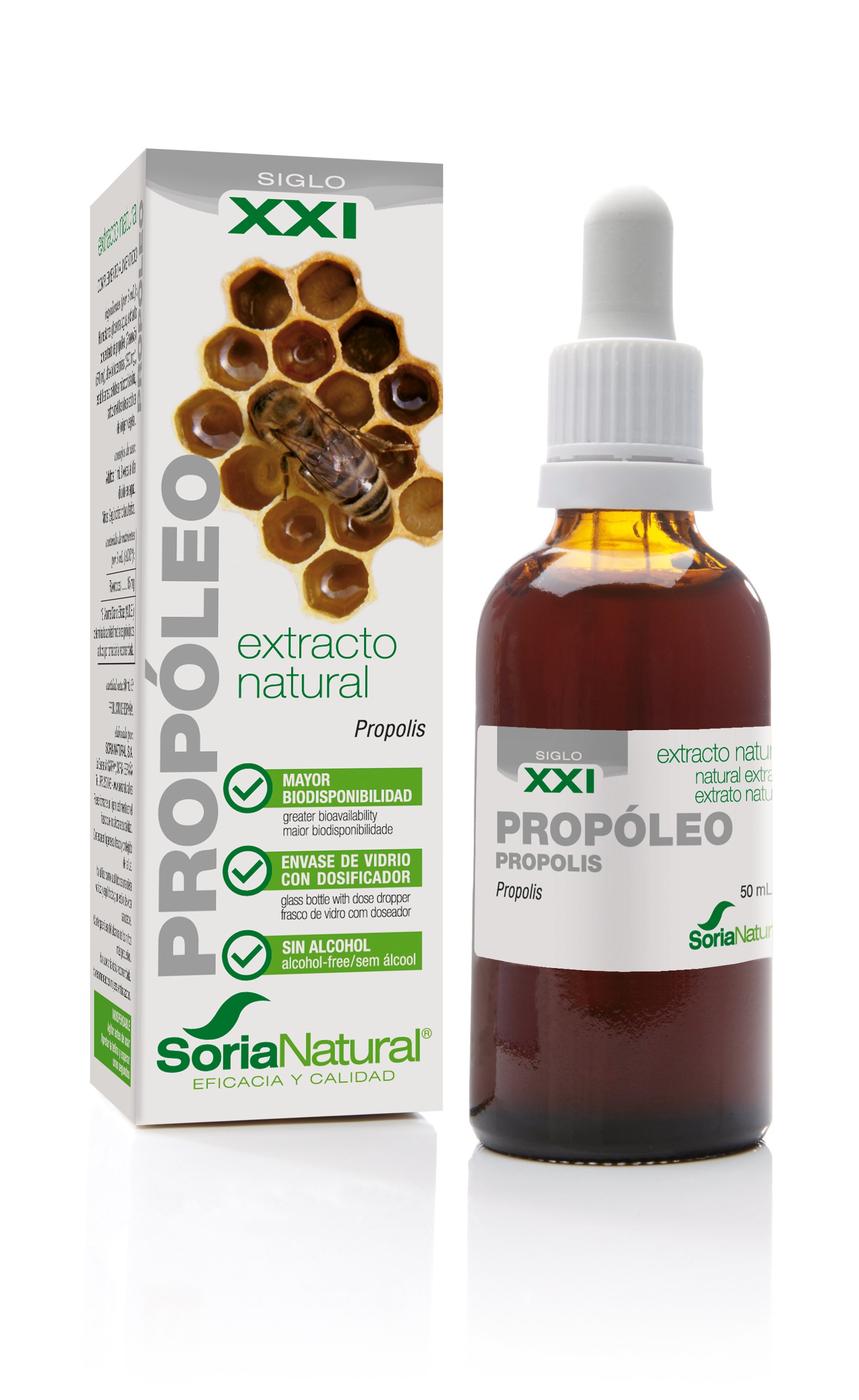 Soria Natural Siglo XXI Extracto de Propóleo, 50 ml 100% natural