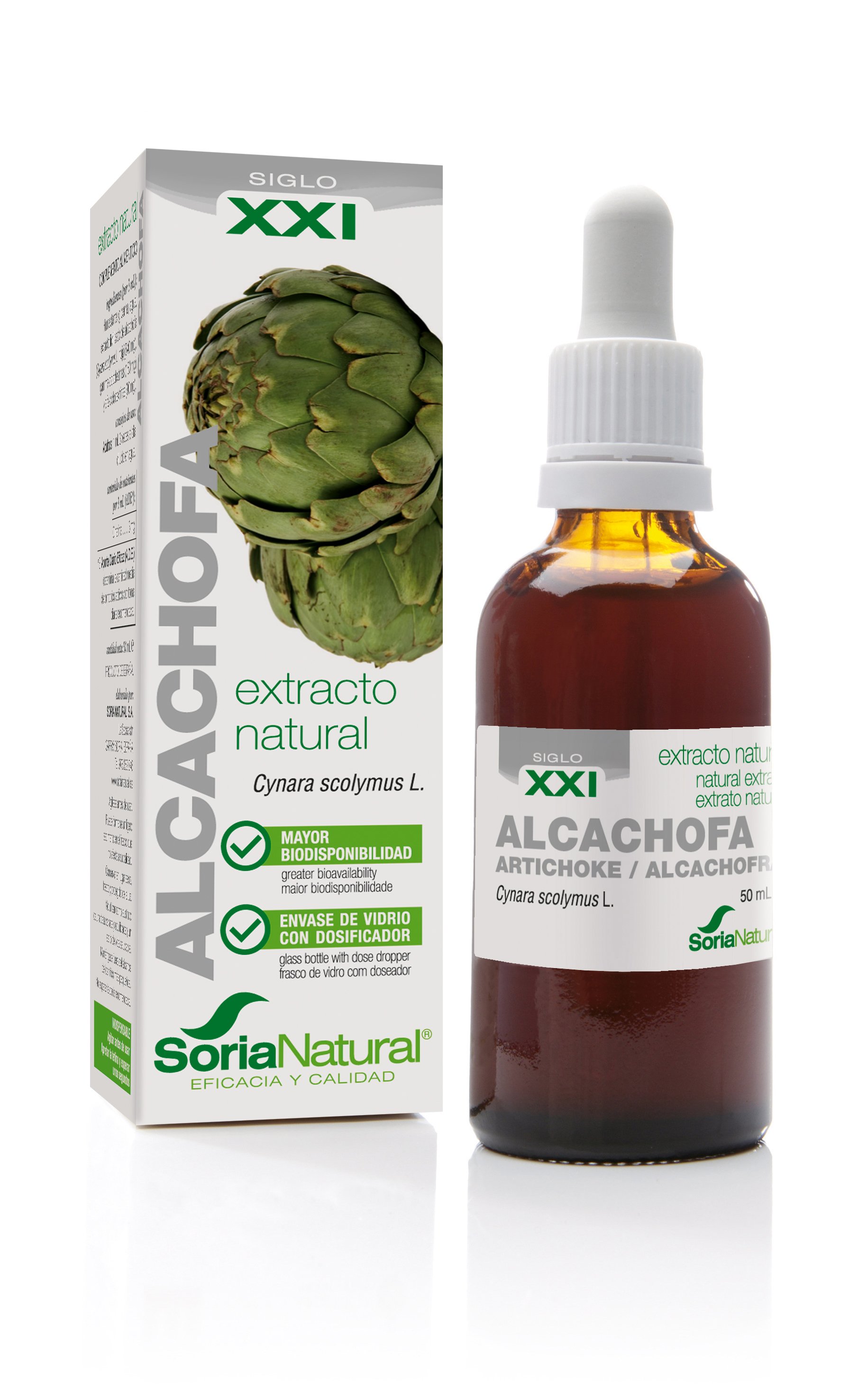 Soria Natural Siglo XXI Extracto natural de alcachofa, 50 ml