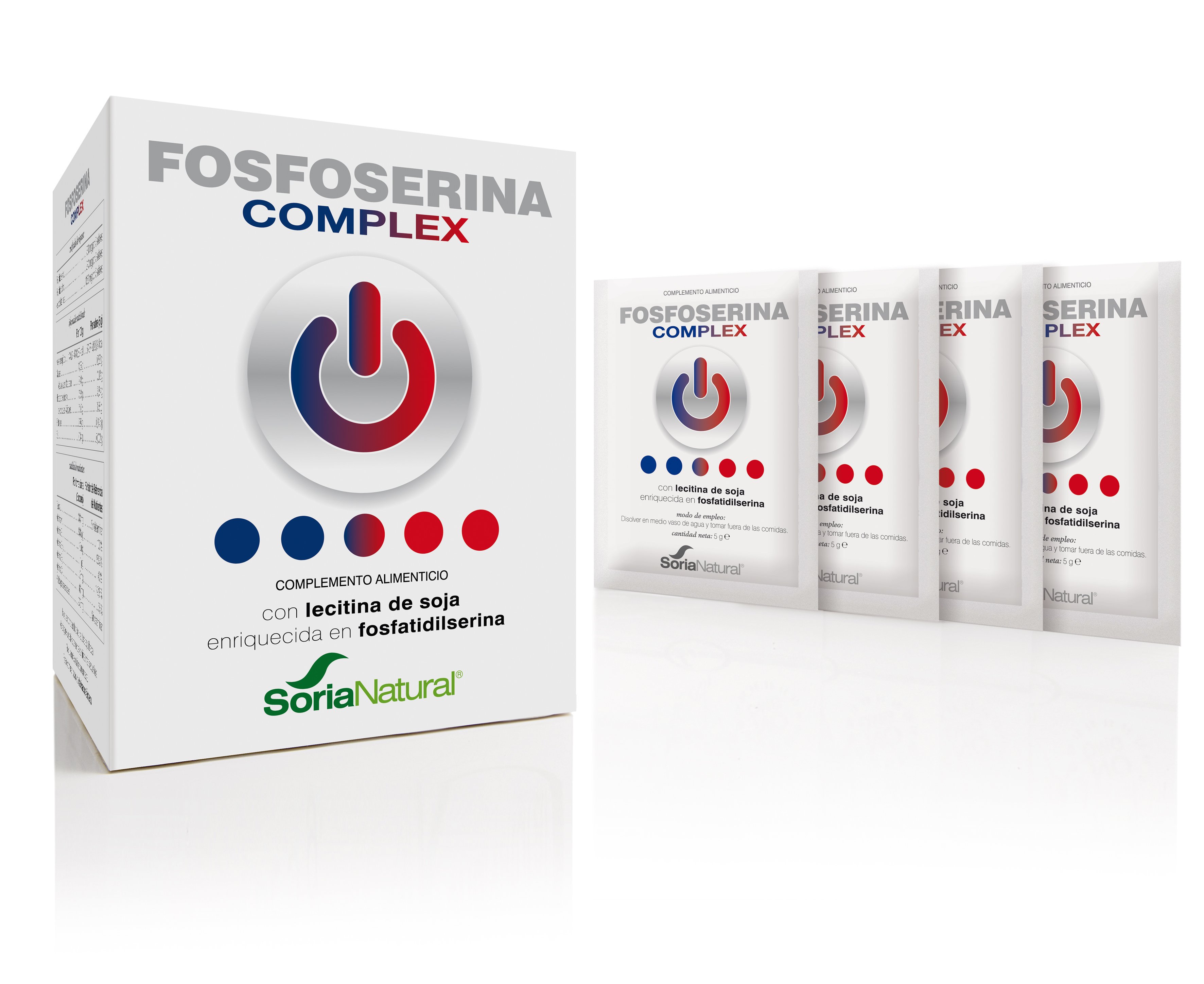 Soria Natural Fosfoserina Complex, 18 Sobres. Salud mental. 