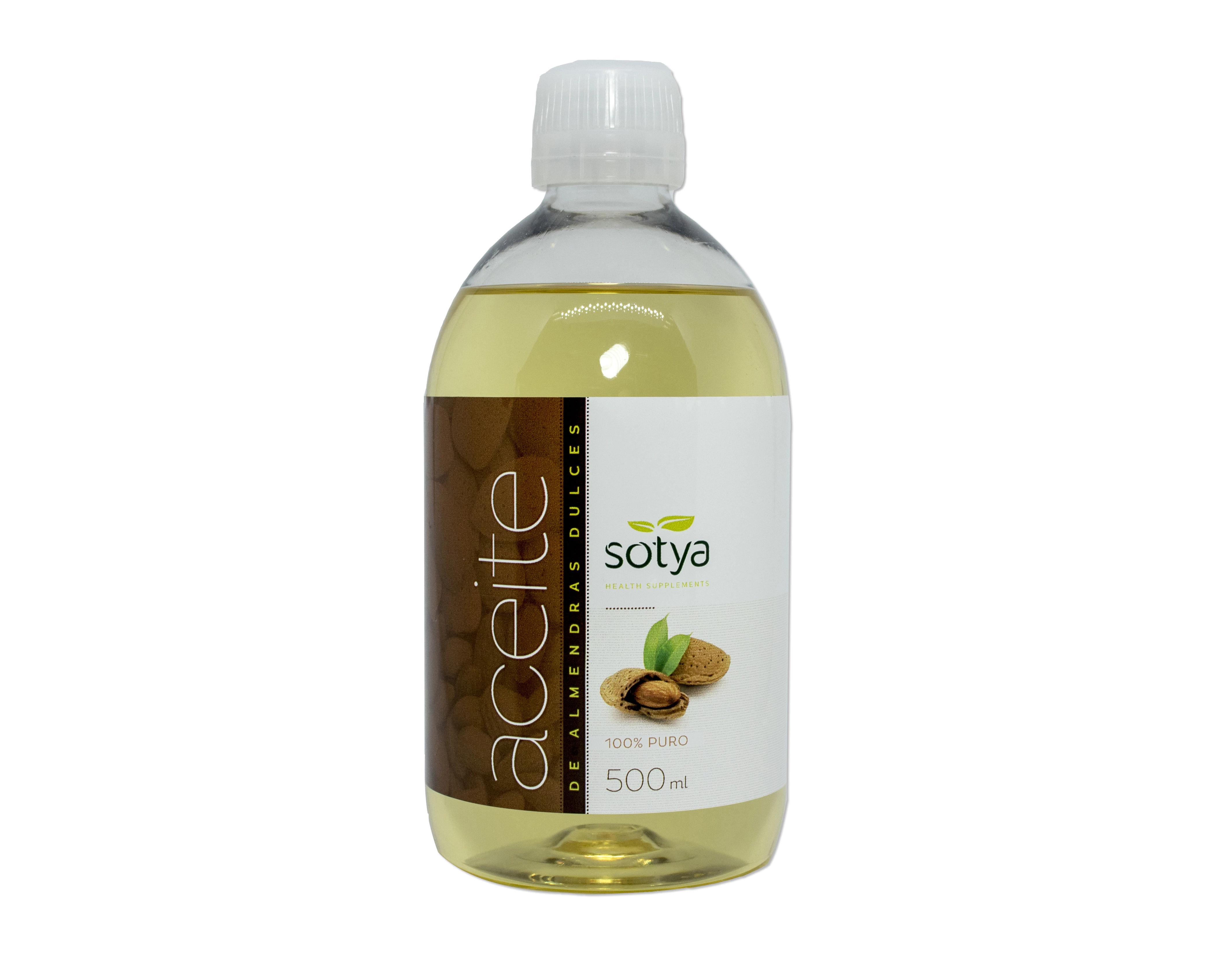 Sotya Aceite de Almendras Dulces, 500 ml. Cuidado de la piel. 