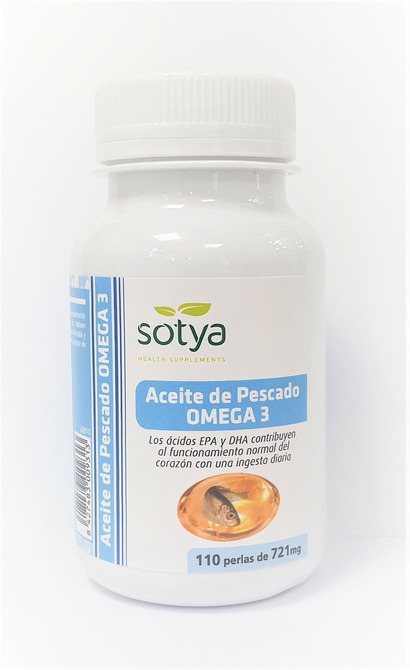 Sotya Aceite de Pescado Omega 3 721 mg, 110 perlas.