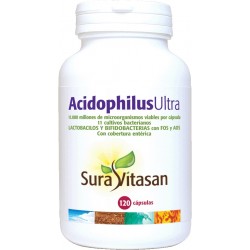 Sura Vitasan Acidophilus Ultra, 120 Cápsulas. Salud intestinal. 