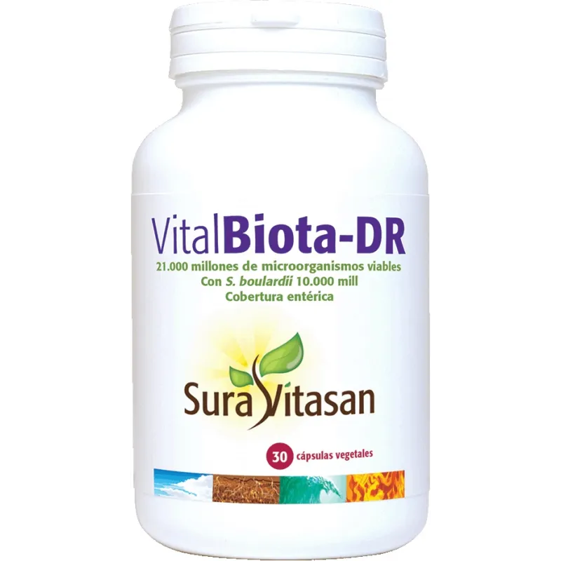 Sura Vitasan VitalBiota-DR, 30 cápsulas. Cuidado digestivo.  
