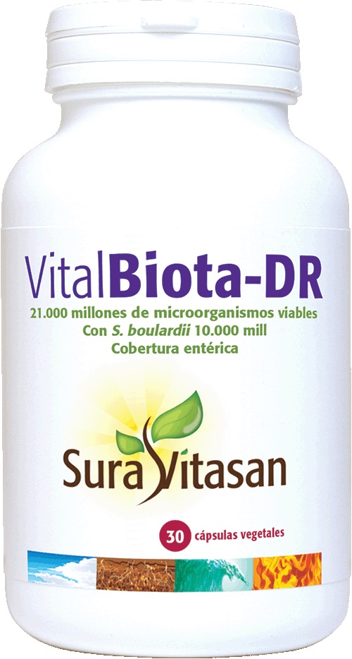 Sura Vitasan VitalBiota-DR, 30 cápsulas. Cuidado digestivo. 