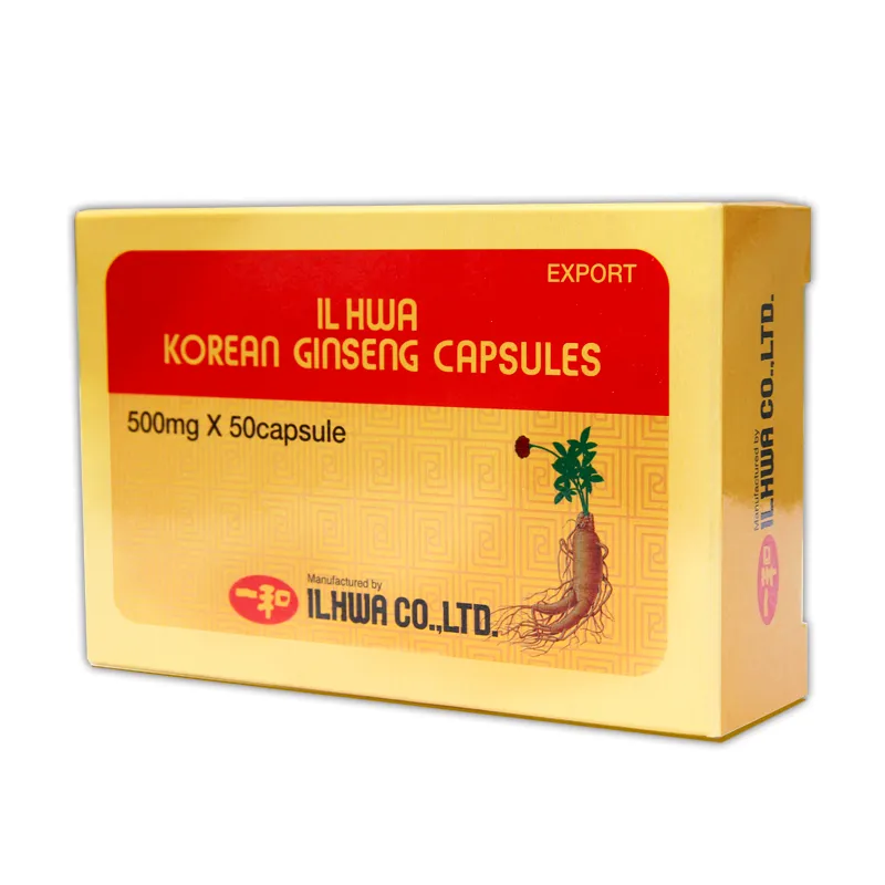 IL HWA Ginseng Coreano, 50 cápsulas. Energía y vitalidad