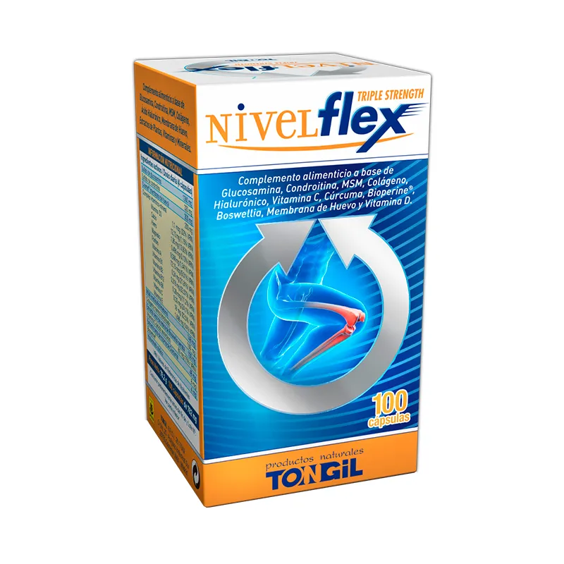 Tongil NivelFlex, 100 cápsulas. Cuida las articulaciones.  Tongil NivelFlex, 100 cápsulas. Cuida las articulaciones.