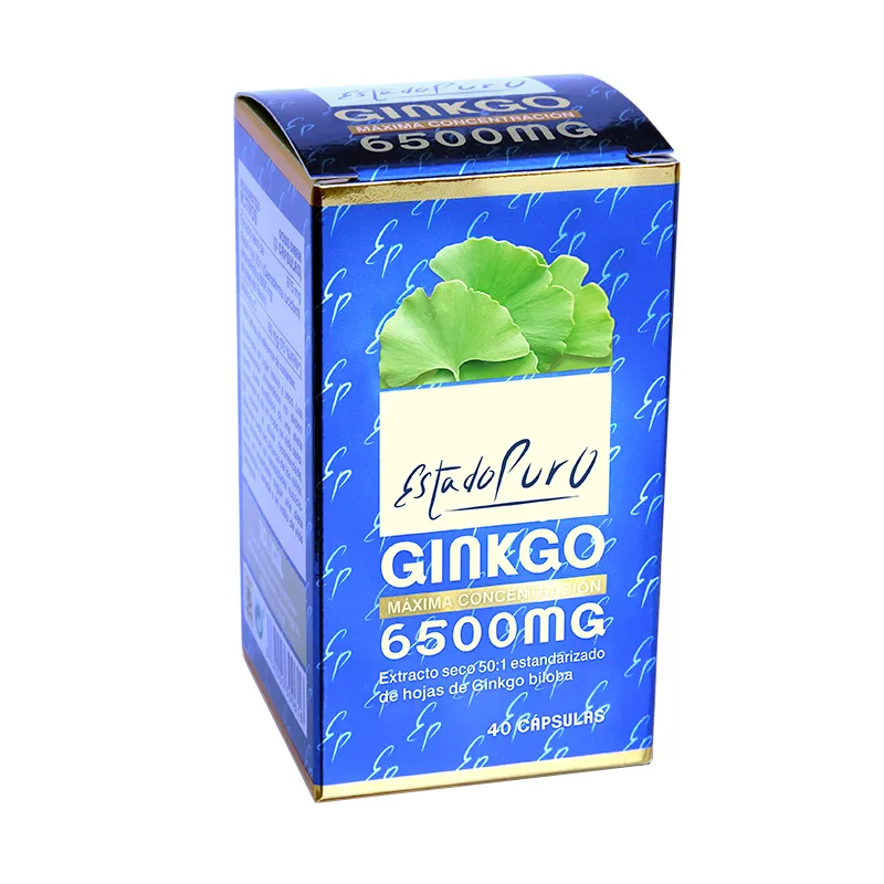 Estado Puro Ginkgo 6500 mg, 40 cápsulas. Cuida la memoria