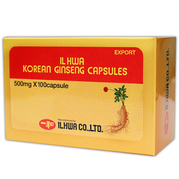 IL HWA Ginseng coreano, 100 cápsulas| Farmacia Barata