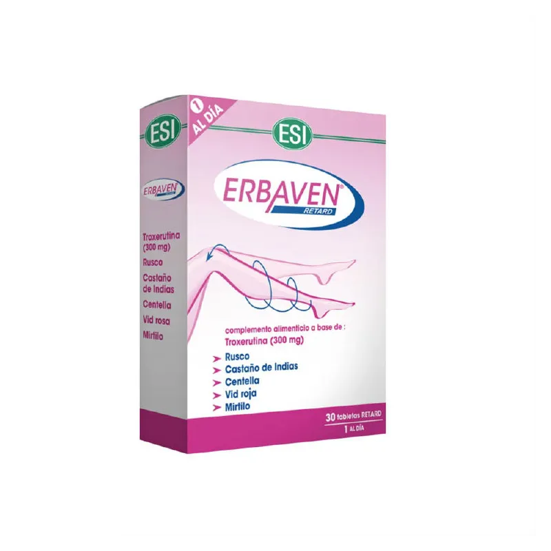 ESI Erbaven Retard, 30 Tabletas| Farmacia Barata ESI Erbaven Retard, 30 Tabletas| Farmacia Barata