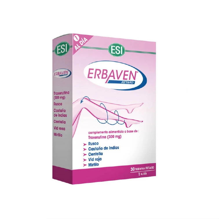 ESI Erbaven Retard, 30 Tabletas| Farmacia Barata