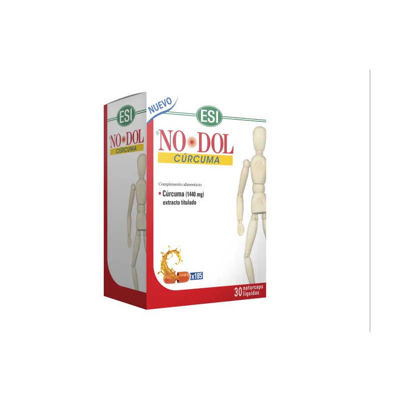 ESI No Dol Cúrcuma, 30 Naturcaps Liquidas| Farmacia Barata ESI No Dol Cúrcuma, 30 Naturcaps Liquidas| Farmacia Barata
