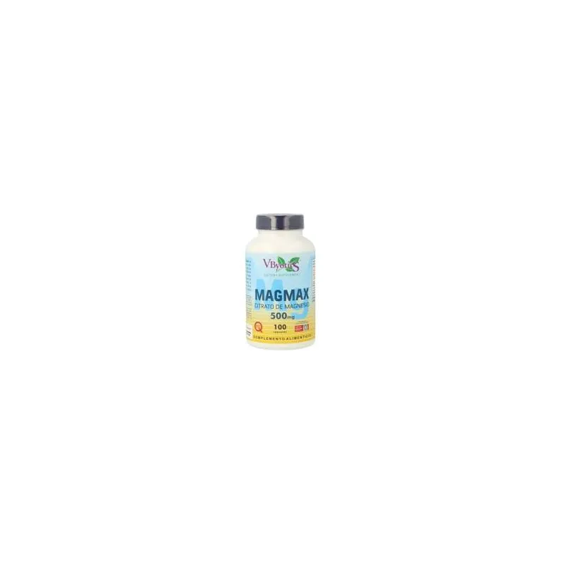 Vbyotics Magmax Citrato de Magnesio 500 mg, 100 cápsulas| Farmacia Barata