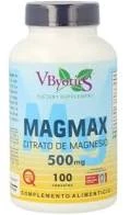 Vbyotics Magmax Citrato de Magnesio 500 mg, 100 cápsulas| Farmacia Barata