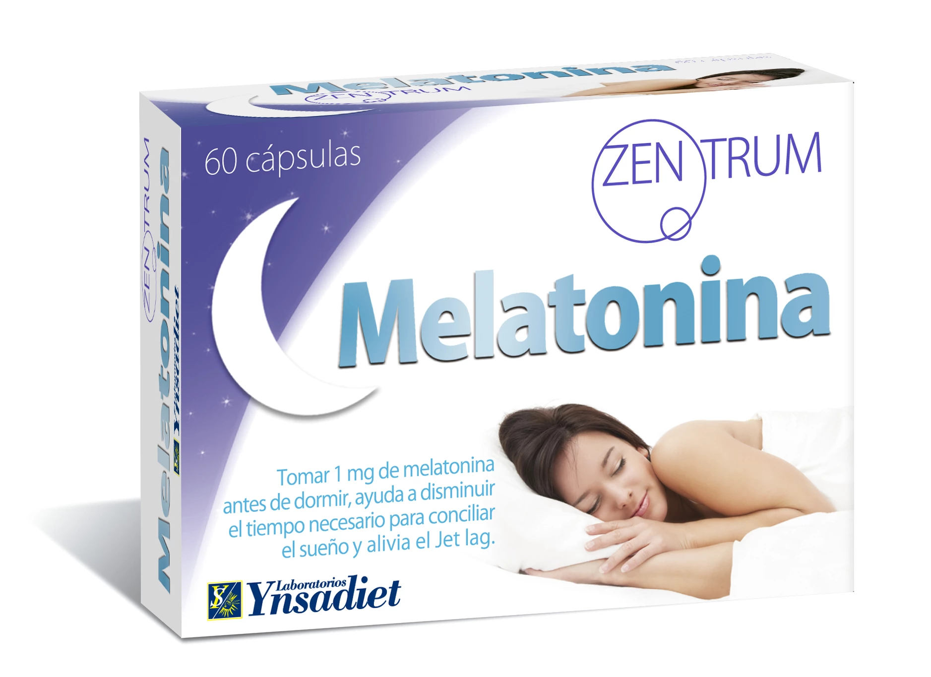 Ynsadiet Zentrum Melatonina Dulces Sueños, 60 cápsulas| Farmacia Barata