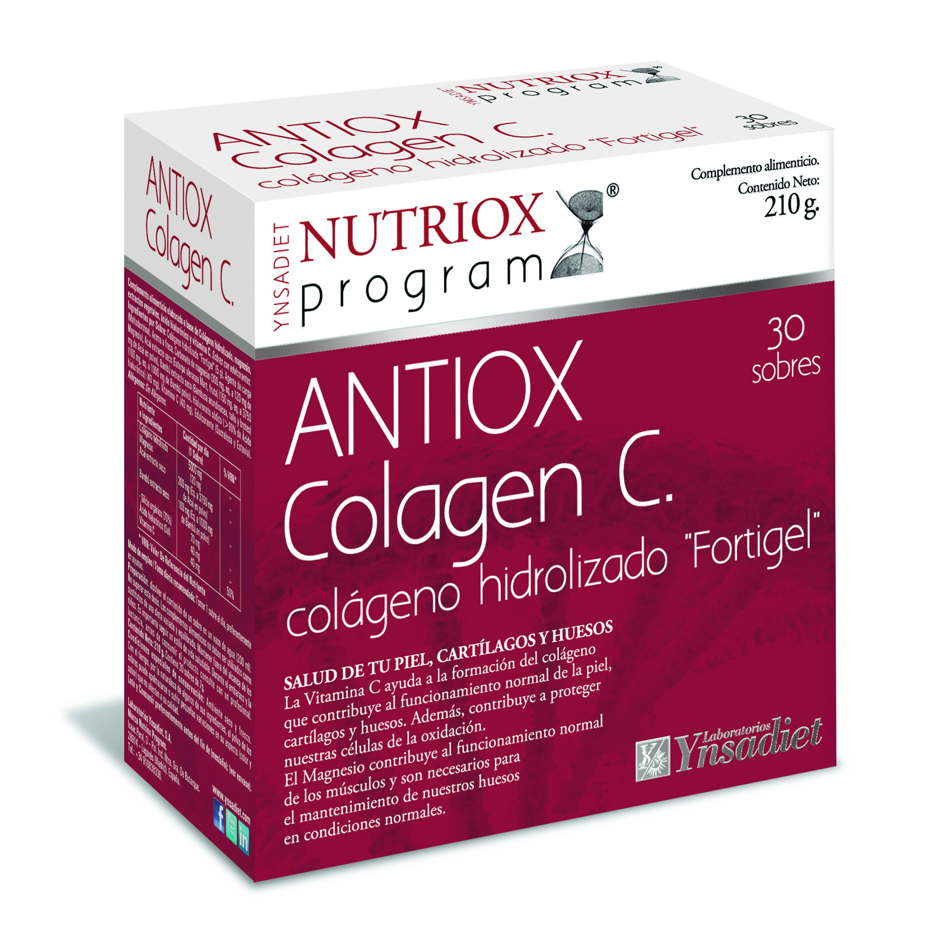 Ynsadiet Antiox Colagen C, 30 sobres