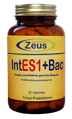 Suplementos Zeus Intesty+Bac, 90 cápsulas