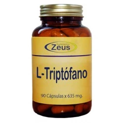 Suplementos Zeus L-Triptófano, 90 cápsulas Combate el insomnio