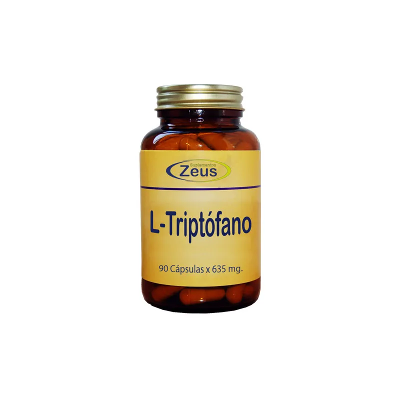 Suplementos Zeus L-Triptófano, 90 cápsulas Combate el insomnio