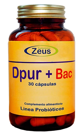 Suplementos Zeus Dpur+Bac, 30 cápsulas| Farmacia Barata