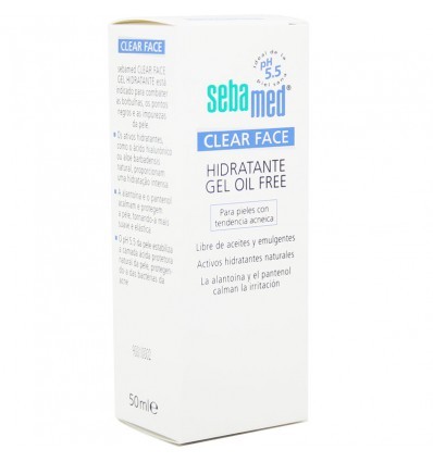 Sebamed Clear Face Gel Oil Free Hidratante + Pastilla