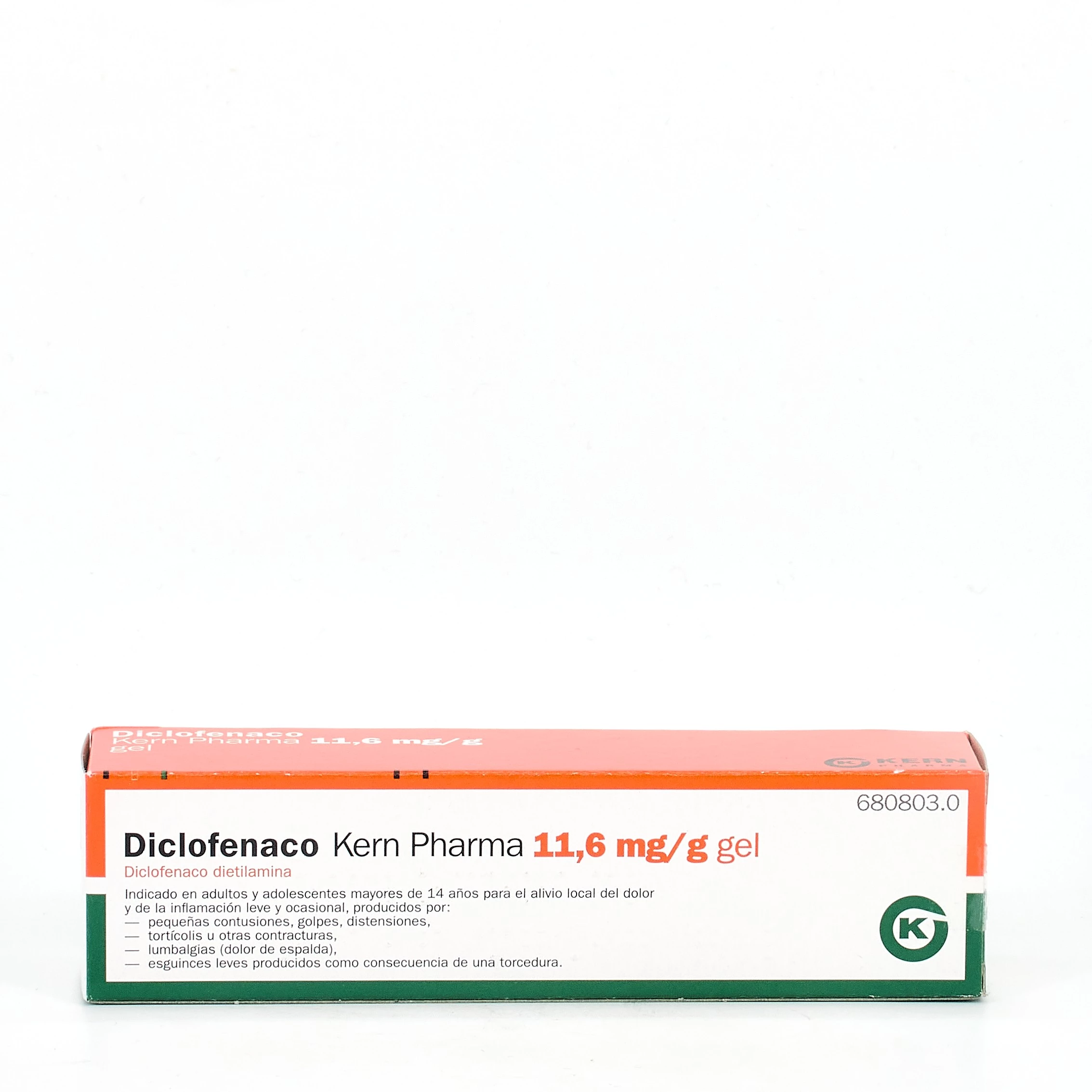 DICLOFENACO KERN PHARMA 11,6 MG/G GEL CUTANEO 1 TUBO 60 G