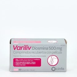 Variliv Diosmina 500 mg, 60 Comp