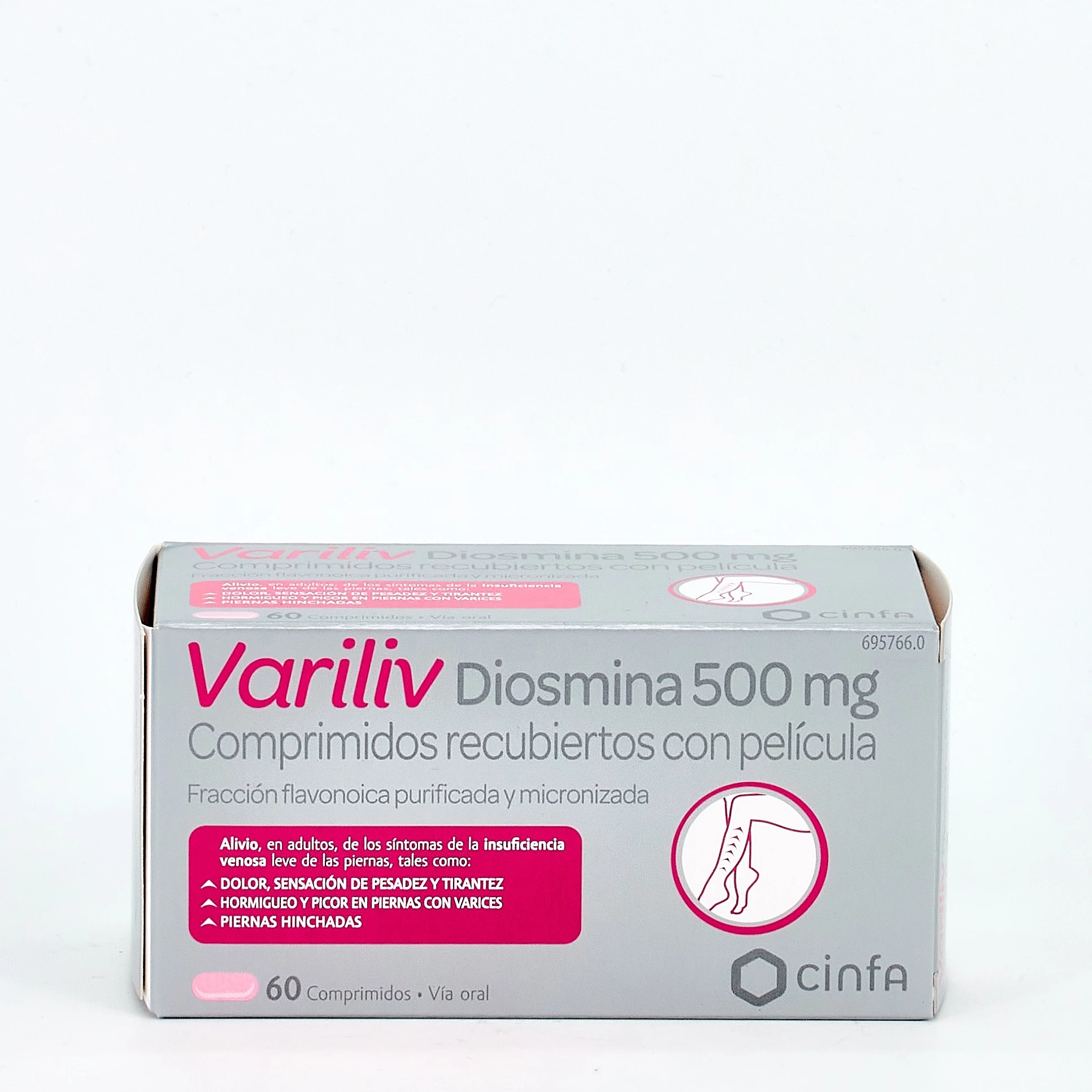 Variliv Diosmina 500 mg, 60 Comp