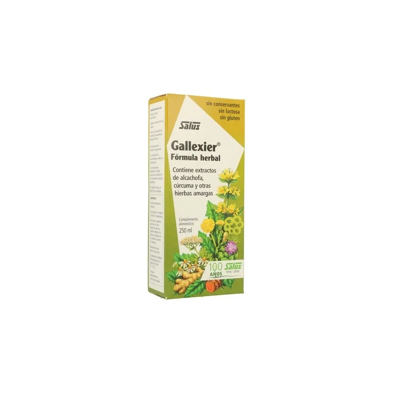 Salus Gallexier Fórmula Herbal Jarabe, 250 ml.