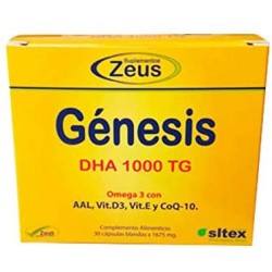 Zeus Genesis DHA 1000 TG, 60 cápsulas.
