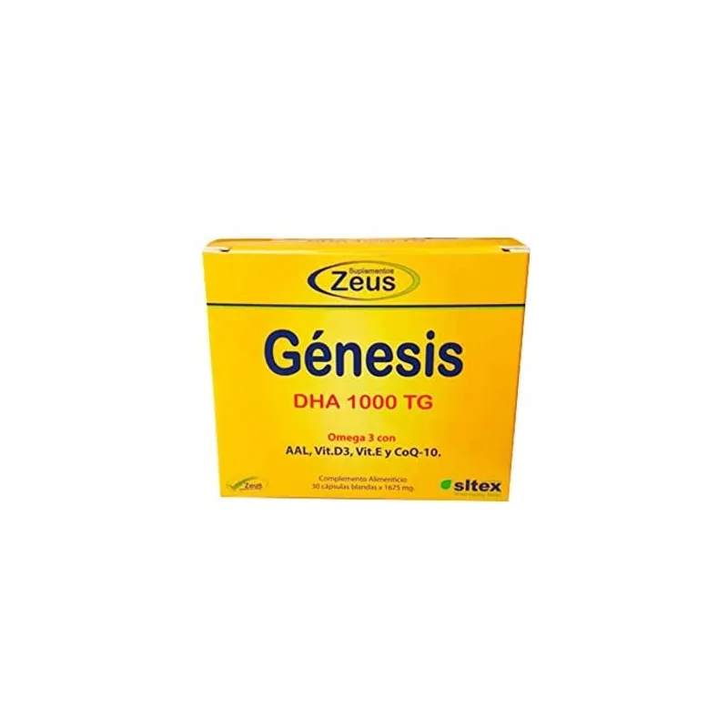 Zeus Genesis DHA 1000 TG, 60 cápsulas.