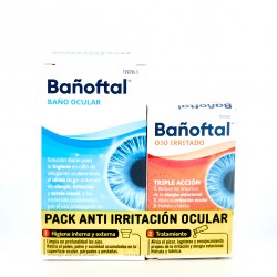 Bañoftal PACK Anti-irritación ocular. Colirio + Baño ocular