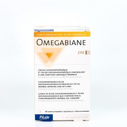 Pileje Omegabiane EPA, 80 cápsulas.