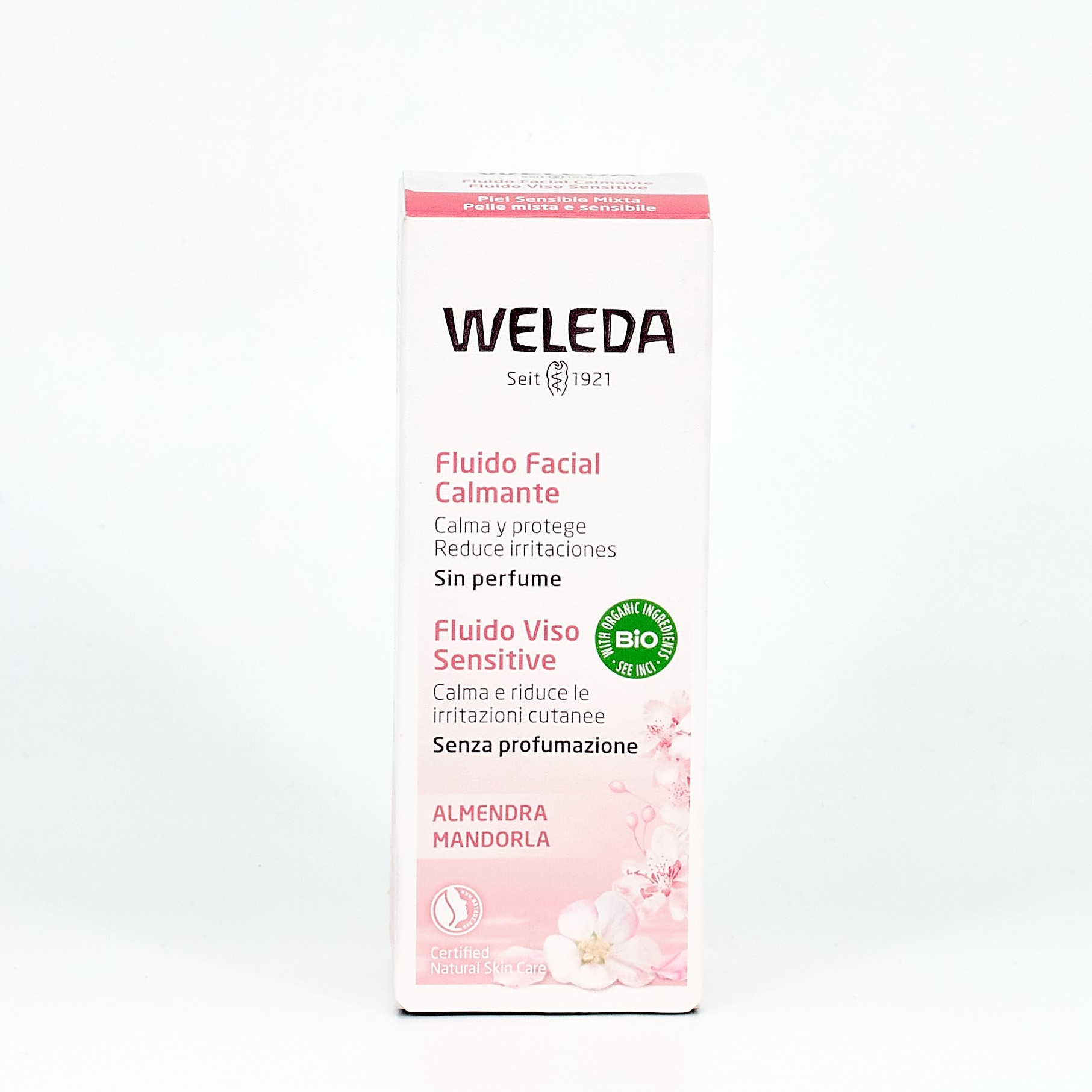 CREMA FACIAL CALMANTE PARA PIEL SENSIBLE CON ALMENDRA DE WELEDA