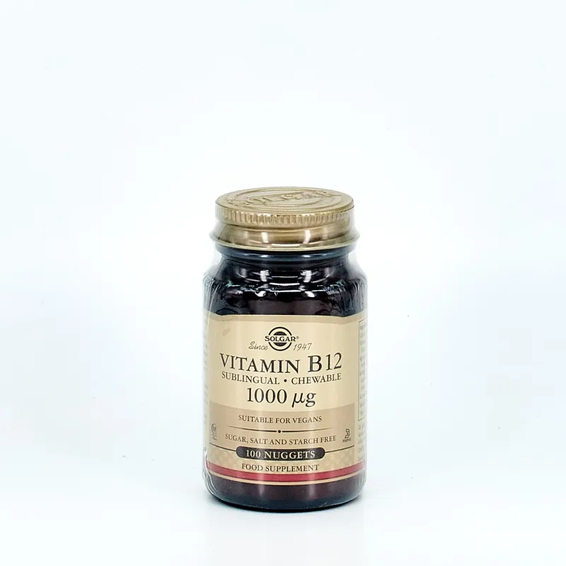 Solgar Vitamina B12 1000mg, 250 cápsulas.