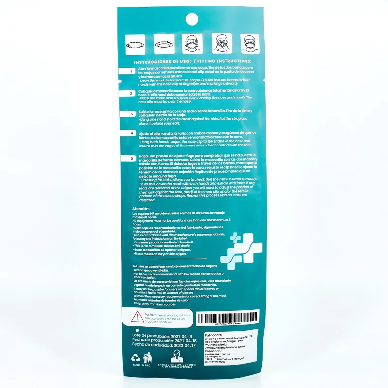 Mascarilla FFP2 Pez Negra, 1 Ud. Mascarilla FFP2 Pez Negra, 1 Ud.