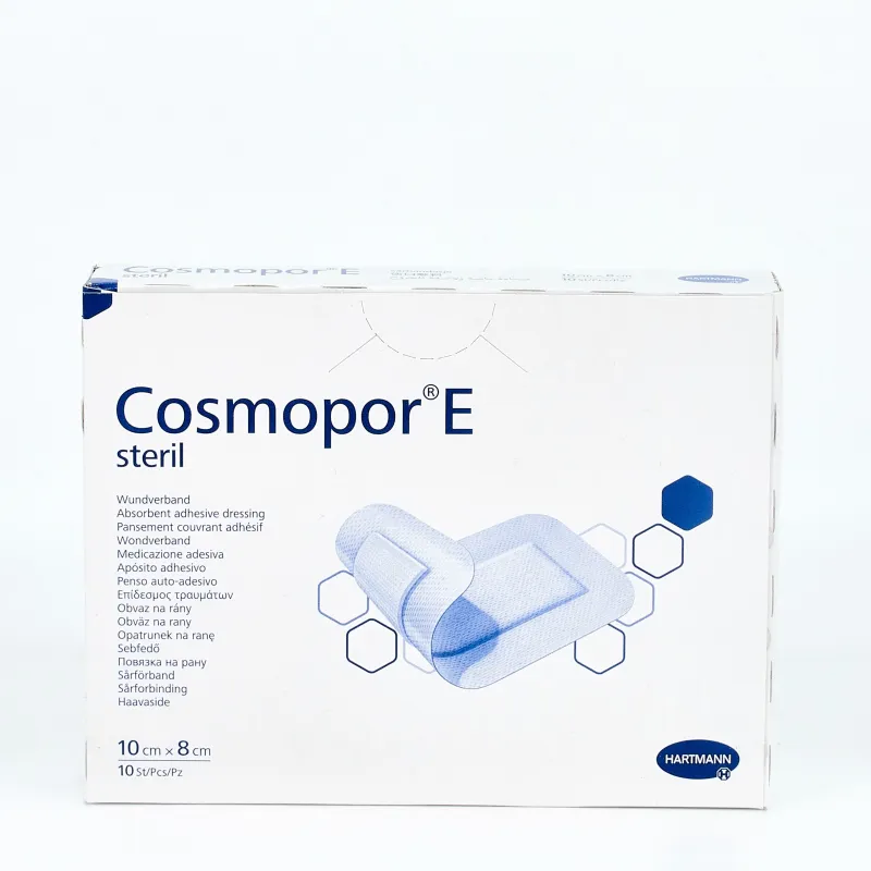 Cosmopor E Steril Apósitos 10 X 8 cm, 10 Unidades