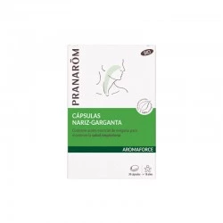 PRANAROM Aromaforce Cápsulas Nariz-Garganta, 30 cápsulas