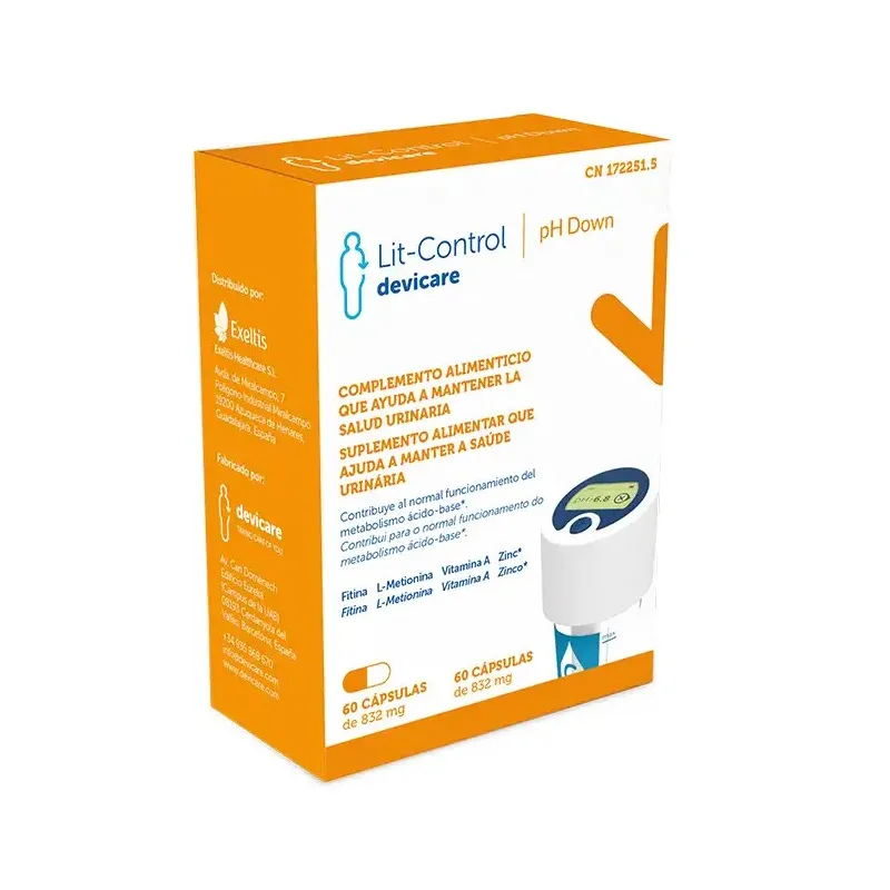 Exeltis Lit-Control pH Down, 60 cápsulas Exeltis Lit-Control pH Down, 60 cápsulas