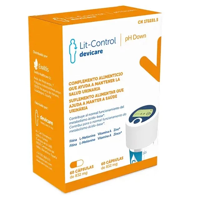 Exeltis Lit-Control pH Down, 60 cápsulas