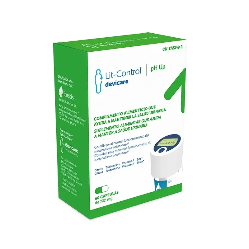 Exeltis Lit-Control pH Up, 60 cápsulas Exeltis Lit-Control pH Up, 60 cápsulas