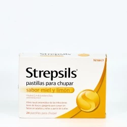 Strepsils miel y limón