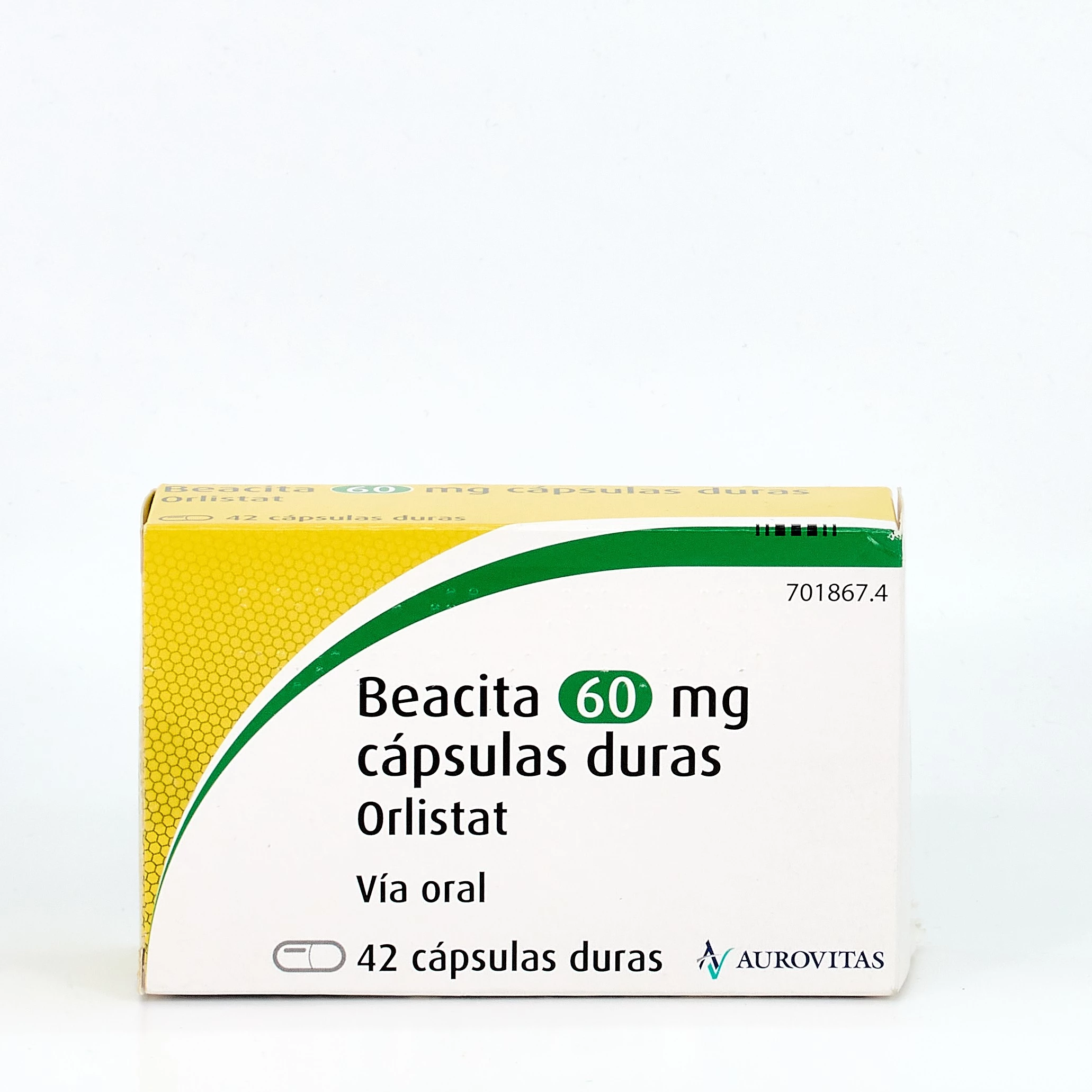 Beacita 60mg, 42 cápsulas.